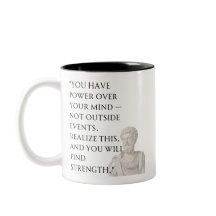 Caneca com Citação de Marco Aurélio