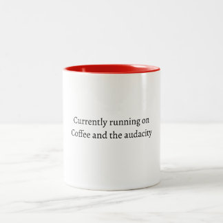 Café Em Dois Tons Caneca com citação engraçada de enfermeira