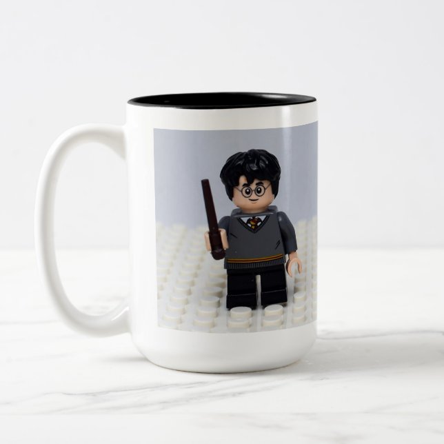 Café Em Dois Tons Caneca com Figura de Brinquedo de Feiticeiro Fofa  (Esquerda)