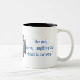 Café Em Dois Tons Caneca crepuscular de prata do alojamento