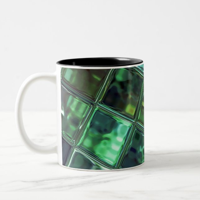 Café Em Dois Tons Caneca customizável de BowBlast (Esquerda)