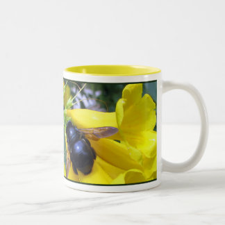 Café Em Dois Tons Caneca da abelha de Esperanza