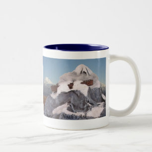 Café Em Dois Tons Caneca da arca de Noahs