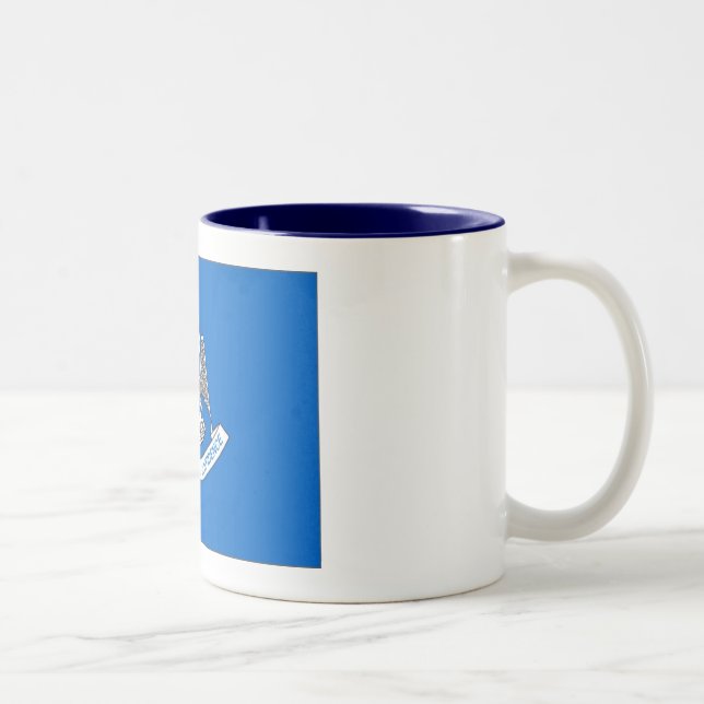 Café Em Dois Tons Caneca da bandeira do estado de Louisiana (Direita)