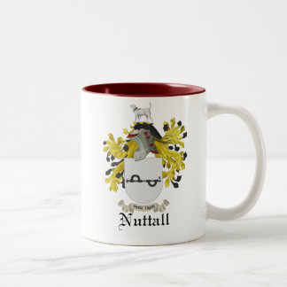 Café Em Dois Tons Caneca da brasão de Nuttall