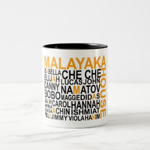 Café Em Dois Tons Caneca da casa de Malayaka