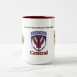 Café Em Dois Tons Caneca da central do comando de operações