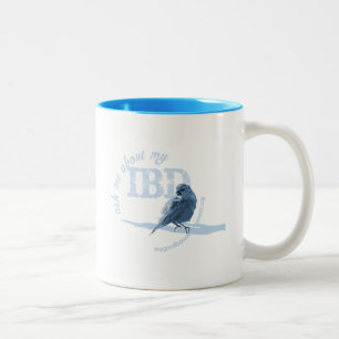 Café Em Dois Tons Caneca da consciência de IBD - pouco passarinho
