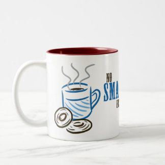 Café Em Dois Tons Caneca da conversa de circunstância