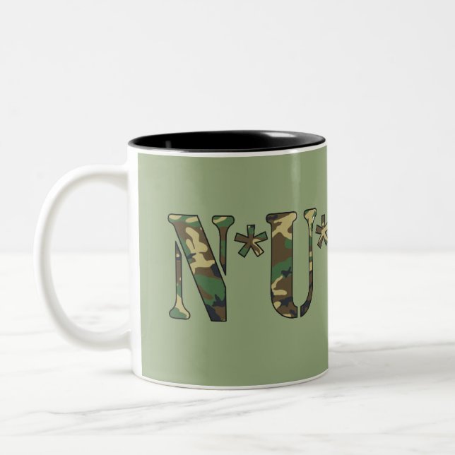 Café Em Dois Tons Caneca da enfermeira de Camo (Esquerda)