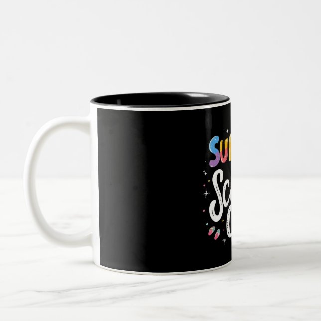 Café Em Dois Tons Caneca da Equipe da Escola de Verão – Presente Div (Esquerda)