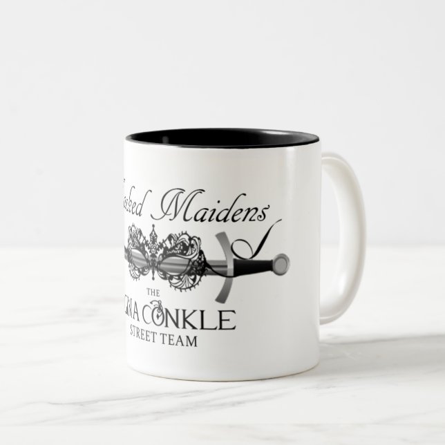 Café Em Dois Tons Caneca da equipe da rua de Gina Conkle (Frente Esquerda)