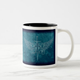 Café Em Dois Tons Caneca da família de Rios