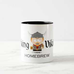 Café Em Dois Tons Caneca da fermentação home de HikingViking