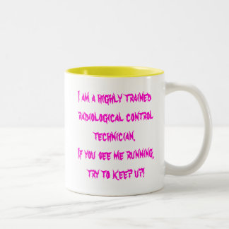 Café Em Dois Tons Caneca da física sanitária de LANL