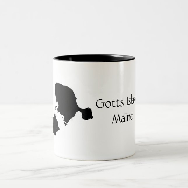 Café Em Dois Tons Caneca da ilha de Gotts (Centro)