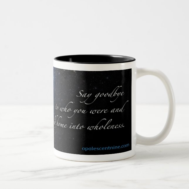 Café Em Dois Tons Caneca da integralidade de Pleiadian (Direita)