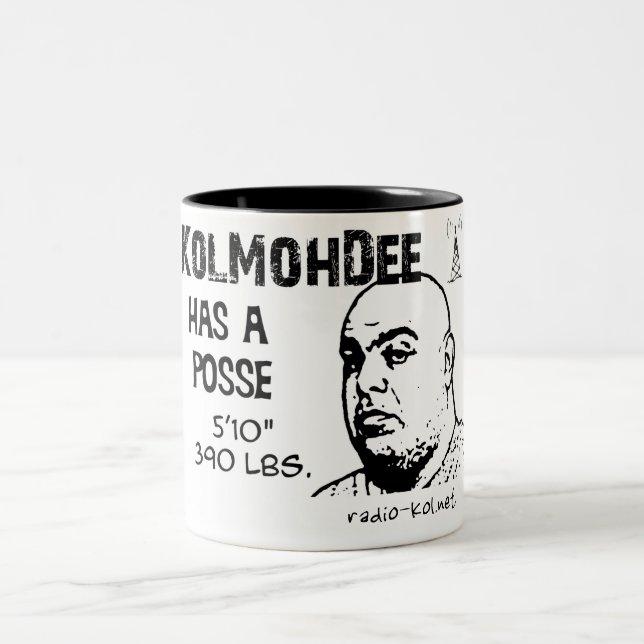 Café Em Dois Tons Caneca da legião de KolMohDee (Centro)