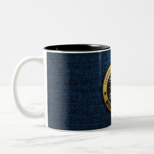 Café Em Dois Tons Caneca da legião de Quimera Empresa sexta (Esquerda)