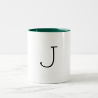 Caneca da letra de J