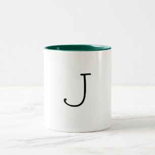 Café Em Dois Tons Caneca da letra de J
