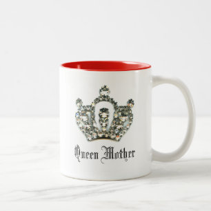 Café Em Dois Tons Caneca da mãe de rainha