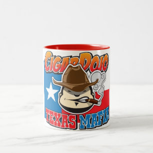 Café Em Dois Tons Caneca da máfia de Texas