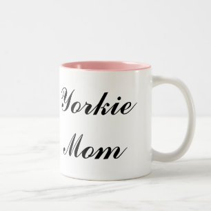 Café Em Dois Tons Caneca da mamã de Yorkie