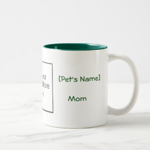 Café Em Dois Tons Caneca da mamã do animal de estimação grande