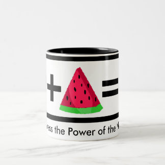 Café Em Dois Tons Caneca da melancia de Ninja