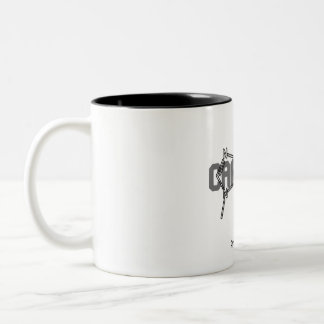 Café Em Dois Tons Caneca da Molécula de Cafeína – Presente de Químic