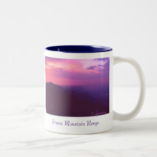 Café Em Dois Tons Caneca da montanha de Steens