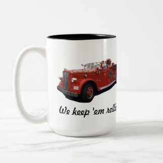 Café Em Dois Tons Caneca da oficina de reparações do búfalo