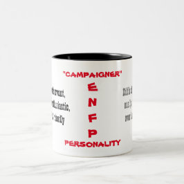 Café Em Dois Tons Caneca da personalidade de ENFP