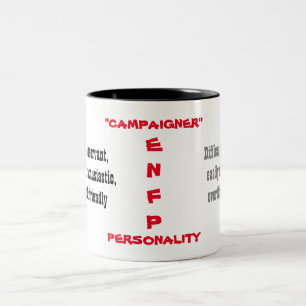 Café Em Dois Tons Caneca da personalidade de ENFP