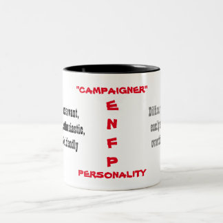 Café Em Dois Tons Caneca da personalidade de ENFP
