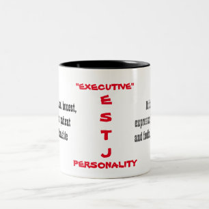 Café Em Dois Tons Caneca da personalidade de ESTJ