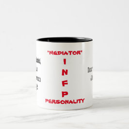 Café Em Dois Tons Caneca da personalidade de INFP