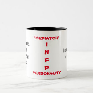 Café Em Dois Tons Caneca da personalidade de INFP