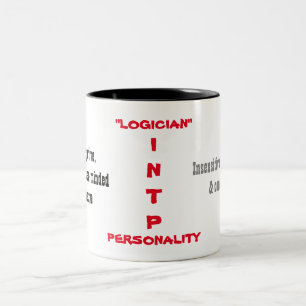 Café Em Dois Tons Caneca da personalidade de INTP