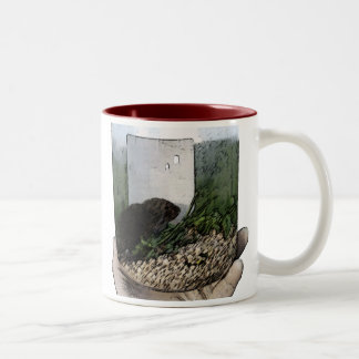 Café Em Dois Tons Caneca da ratazana de pradaria