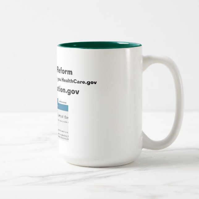 Café Em Dois Tons Caneca da reforma de imigração (Direita)