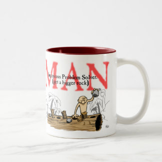 Café Em Dois Tons Caneca da série do HOMEM - agente de resolução de