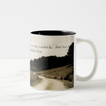 Caneca das citações de Robert Frost