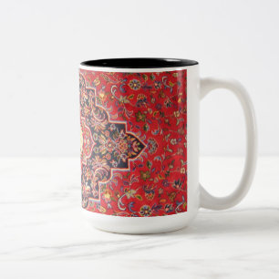 Café Em Dois Tons Caneca das esteiras de Makkah