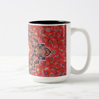 Café Em Dois Tons Caneca das esteiras de Makkah
