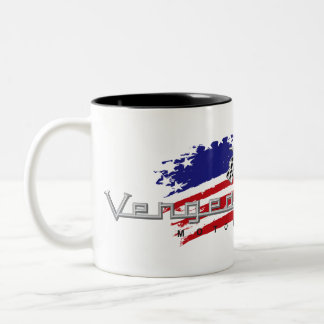 Café Em Dois Tons Caneca das motocicletas de Hotrod do americano da