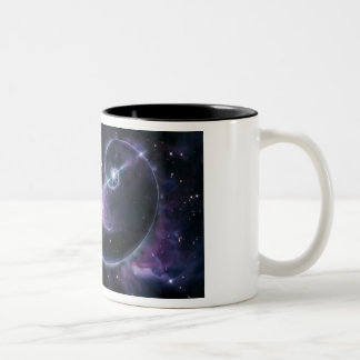 Café Em Dois Tons Caneca das produções de Wu Wei