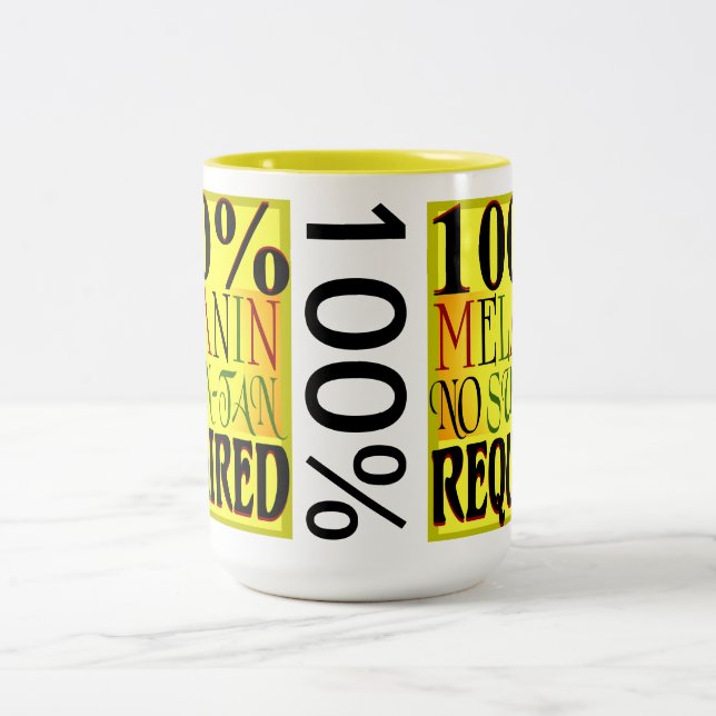Café Em Dois Tons CANECA de 100% (Centro)