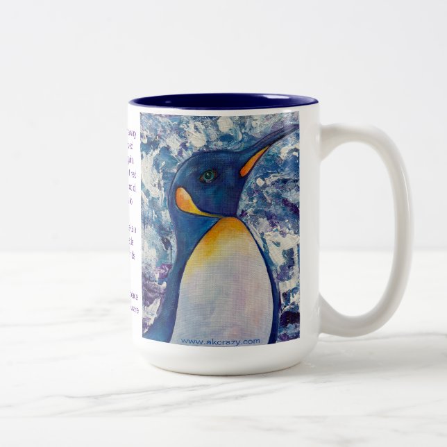 Café Em Dois Tons Caneca de 15oz no Alasca  (Direita)